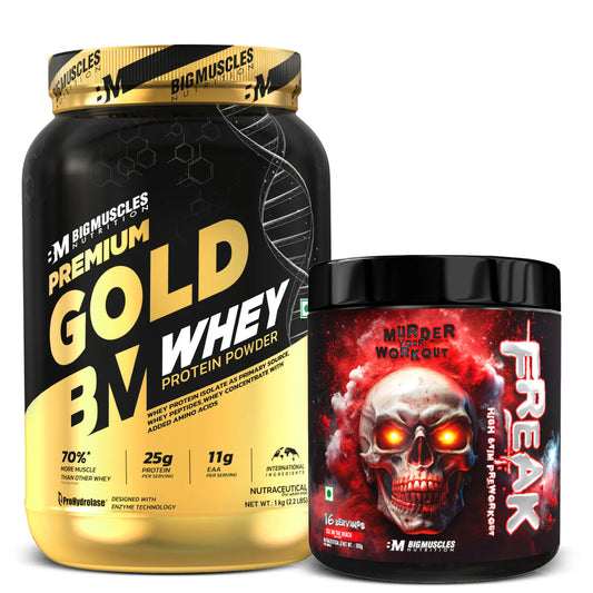 Bigmuscles Premium Gold Whey + Freak