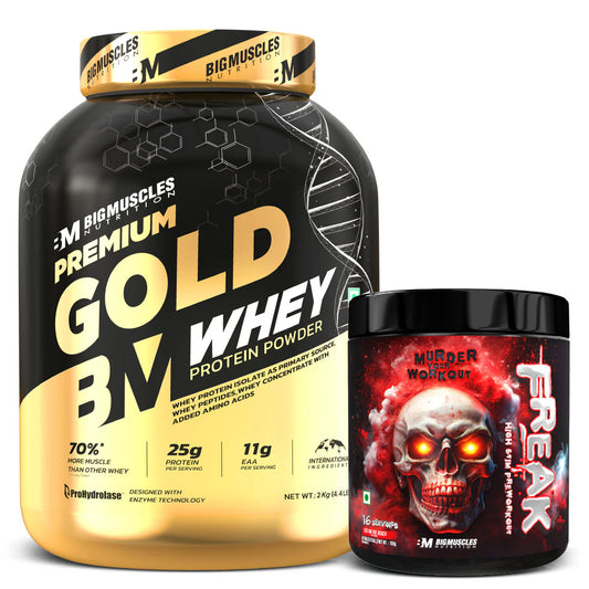 Bigmuscles Premium Gold Whey + Freak