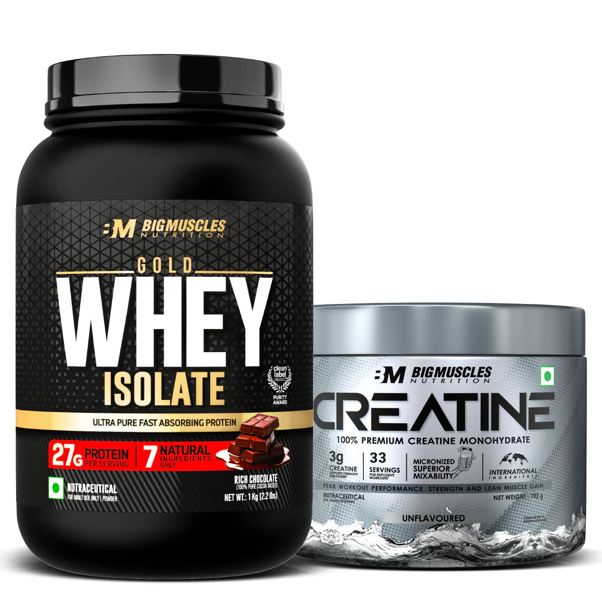 Bigmuscles GOLD WHEY ISOLATE + CREATINE