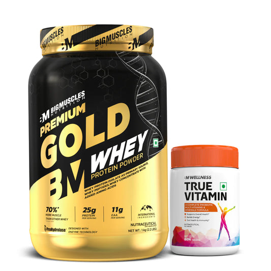 Bigmuscles Premium Gold Whey + Multivitamin