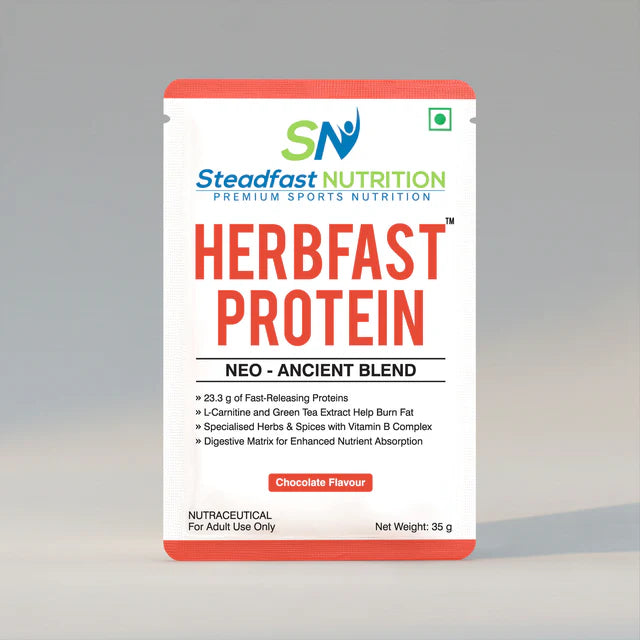 steadfast nutrition Herbfast Protein | Whey Protein Blend of Whey Concentrate & Whey Isolate with 23.3g Protein