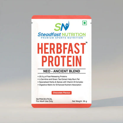 steadfast nutrition Herbfast Protein | Whey Protein Blend of Whey Concentrate & Whey Isolate with 23.3g Protein