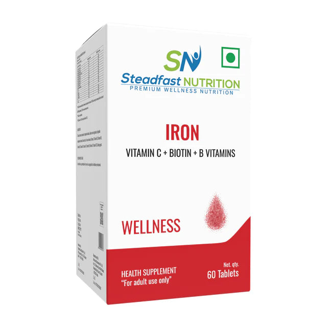 steadfast nutrition Iron Tablet - Pack of 60 Tablets