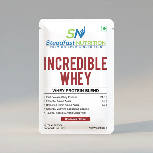 steadfast nutrition Whey Protein Blend of Whey Concentrate & Whey Isolate with 24.8g Protein Per Serving