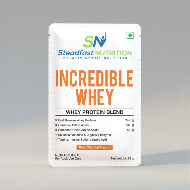 steadfast nutrition Whey Protein Blend of Whey Concentrate & Whey Isolate with 24.8g Protein Per Serving