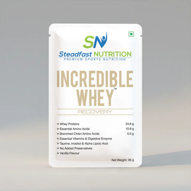 steadfast nutrition Whey Protein Blend of Whey Concentrate & Whey Isolate with 24.8g Protein Per Serving
