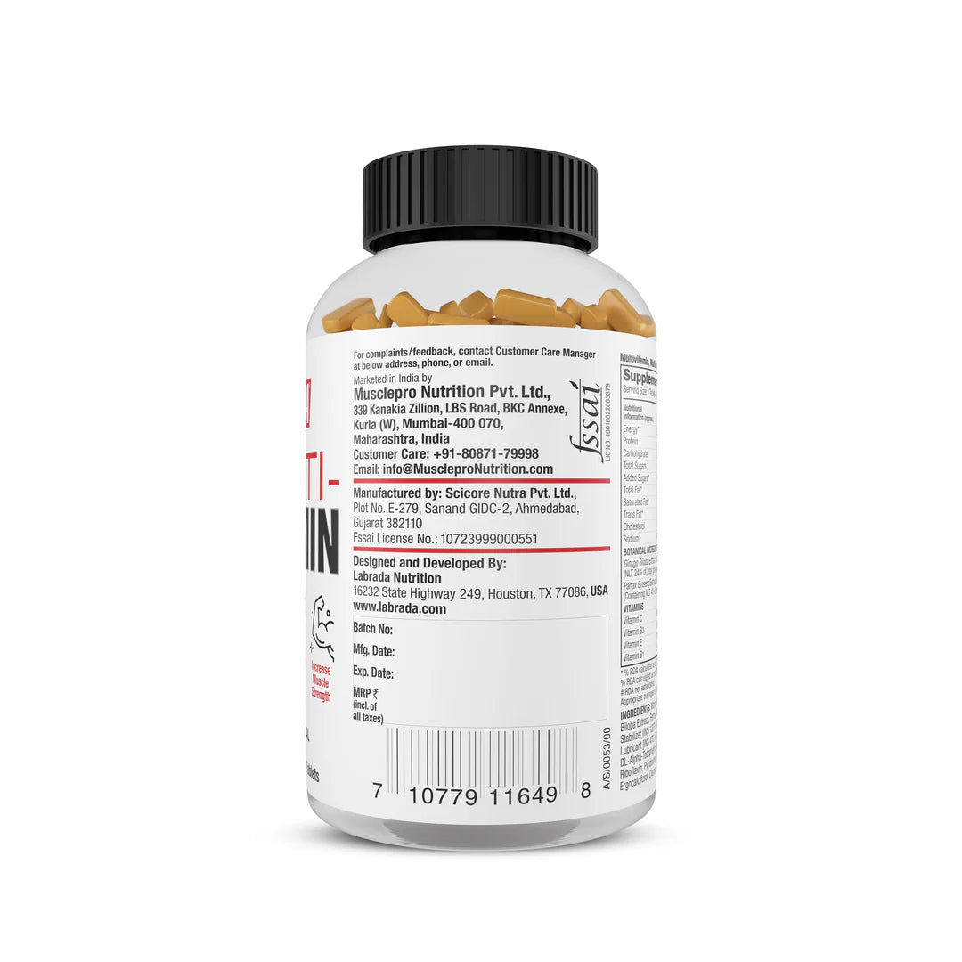 Labrada multivitamin – 60 tabs