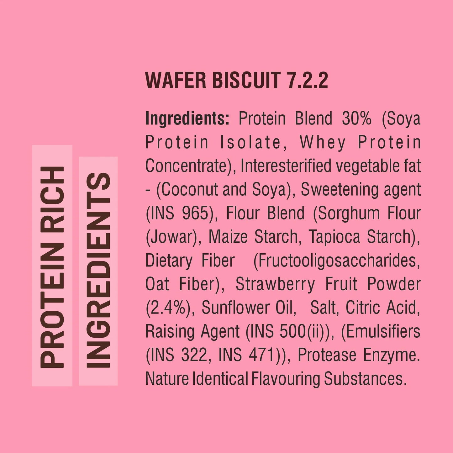 RiteBite Millet Wafer Protein Bar - Strawberry Truffle