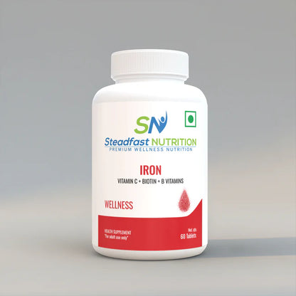 steadfast nutrition Iron Tablet - Pack of 60 Tablets