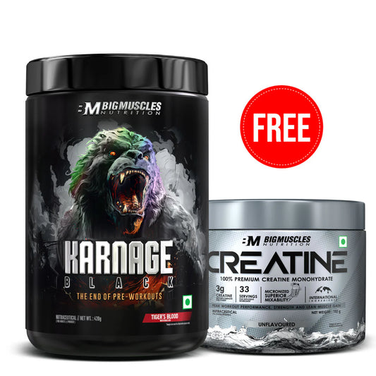 Bigmuscles Karnage Black + Creatine
