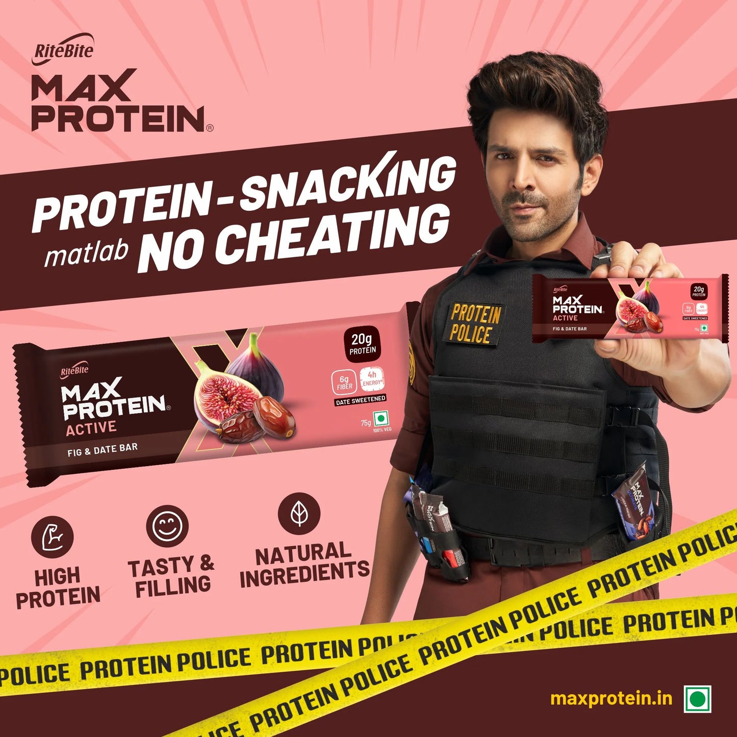 Max Protein Bar - Active Fig & Date Bar