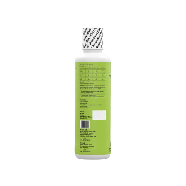steadfast nutrition L- Carnitine, Liquid L-Carnitine Supplement, 3000mg Per Serving, 450ml
