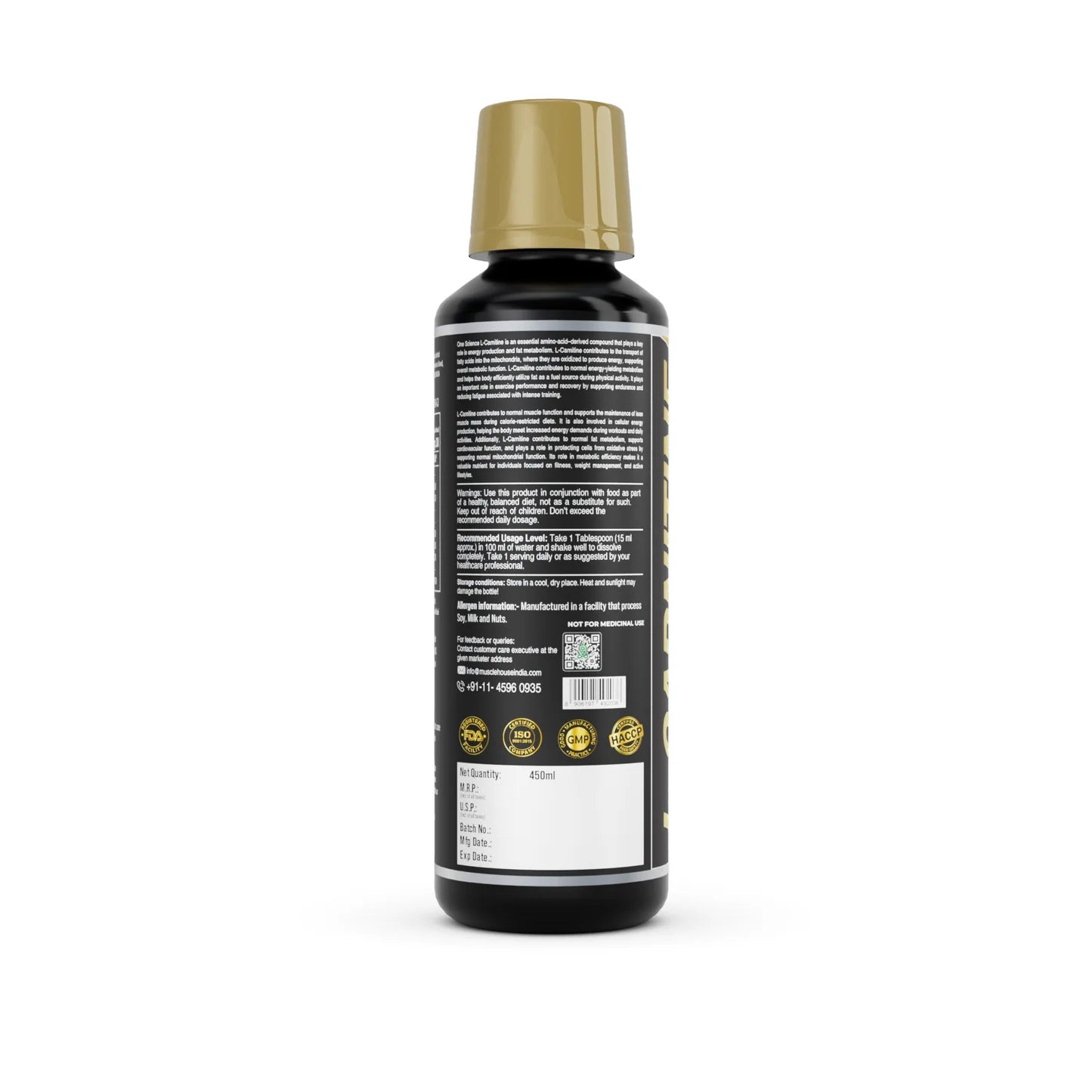 One Science Liquid L-Carnitine 3000 mg