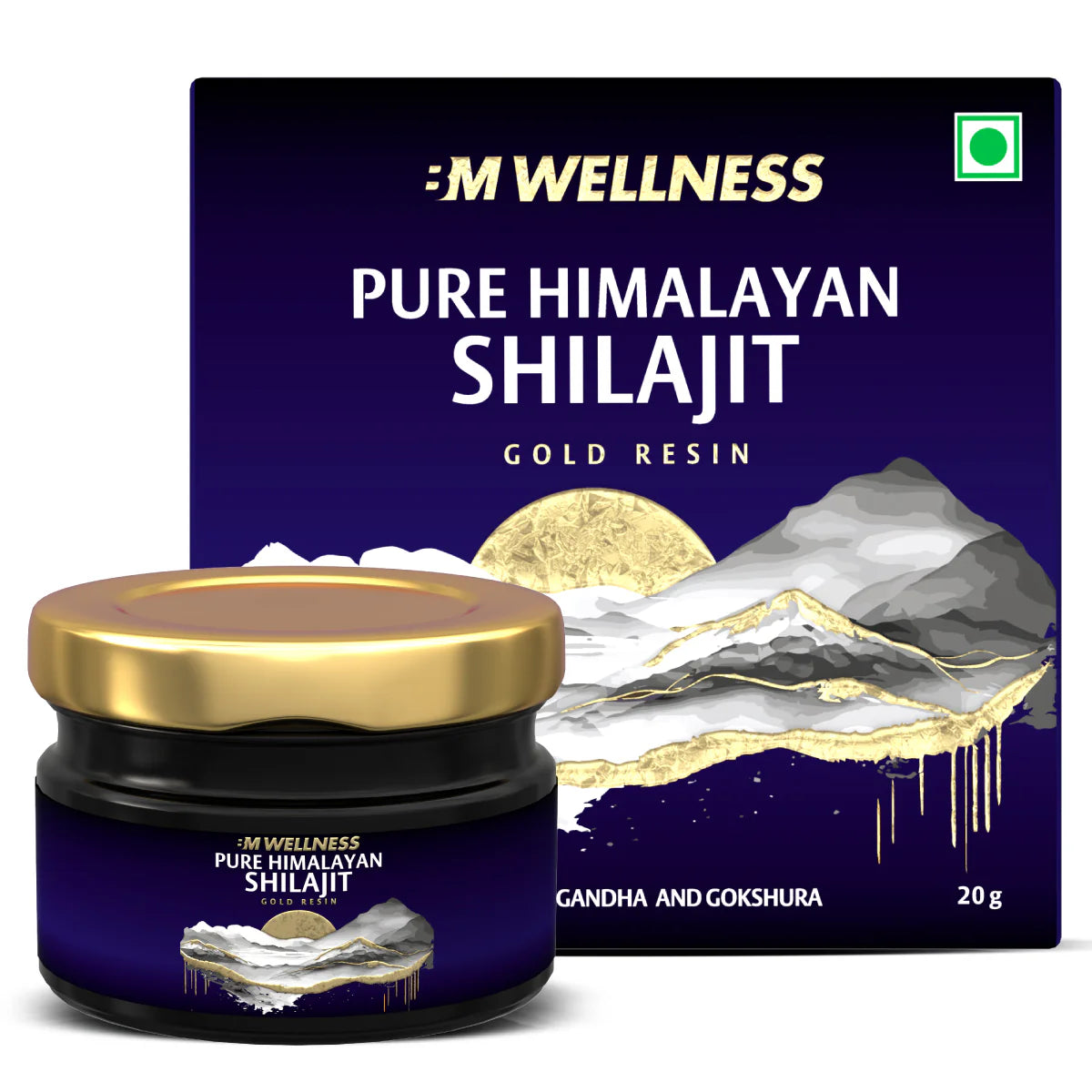 Bigmuscles Pure Himalayan Shilajit Gold Resin