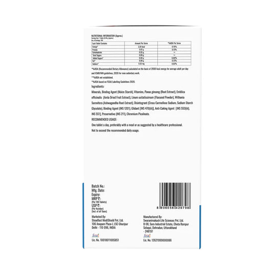 steadfast nutrition Multivitamin Mega Pack - 180 Tablets