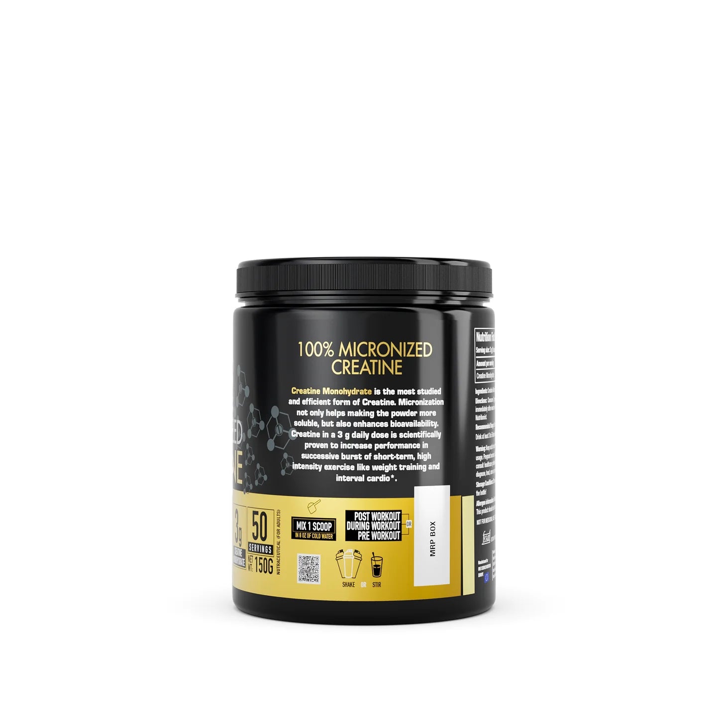 One Science 100% Micronized Creatine - 150g