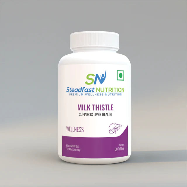 steadfast nutrition Milk Thistle Tablet with Silymarin, 60 Tablets
