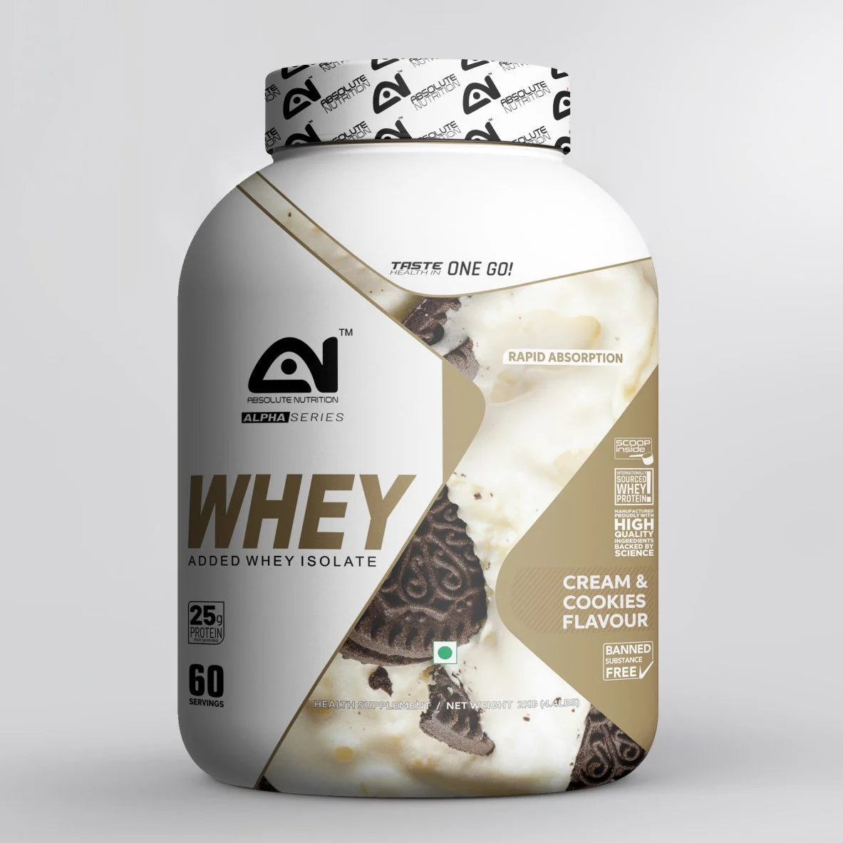 Absolute Nutrition Alpha Series Whey - 25g Protein per Serving