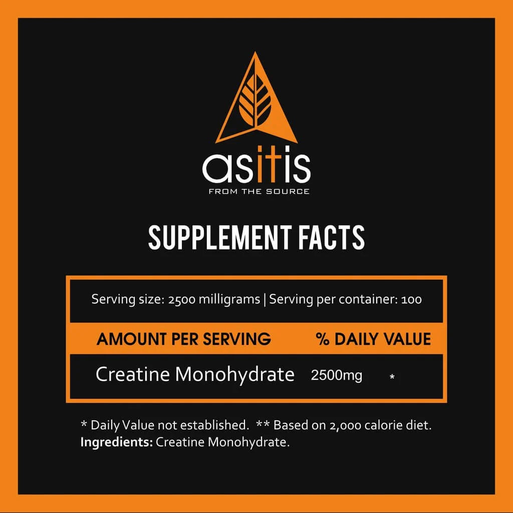 AS-IT-IS Creatine Monohydrate – Pure Muscle Power Boost