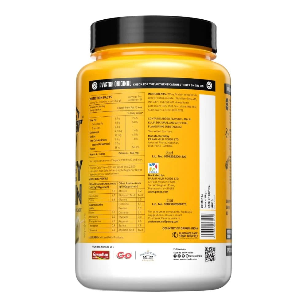 Avvatar Absolute 100% Whey Protein – Pure Muscle Fuel