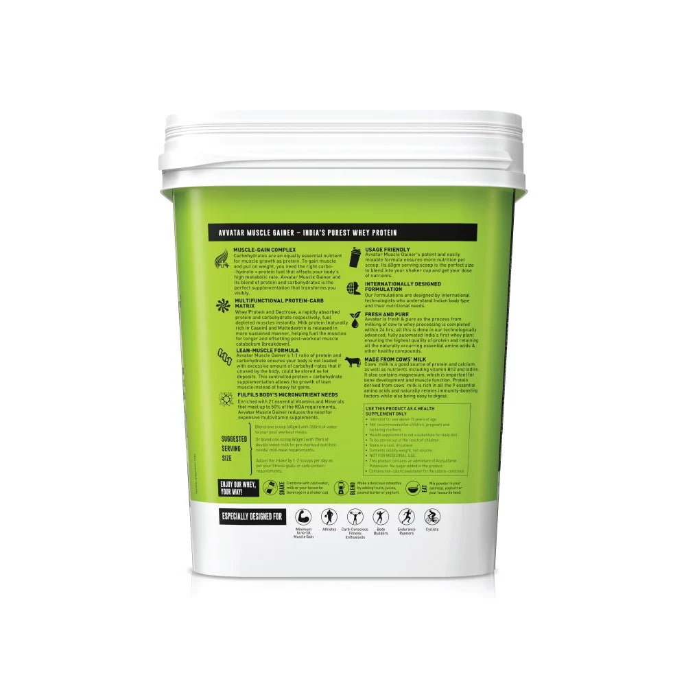 Avvatar Muscle Gainer – Build Lean Muscle Fast