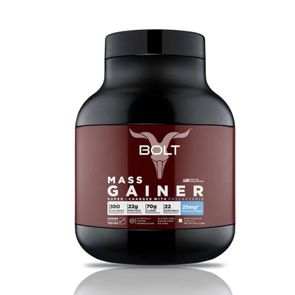 Bolt Mass Gainer Super-Charged | 25g Protein & Phycocyanin