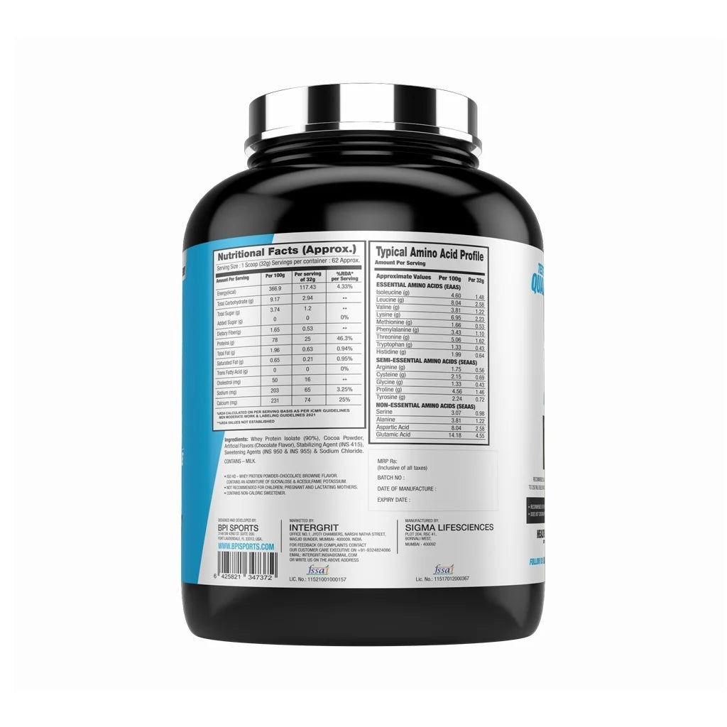 BPI Sports ISO HD – Premium Whey Isolate Protein