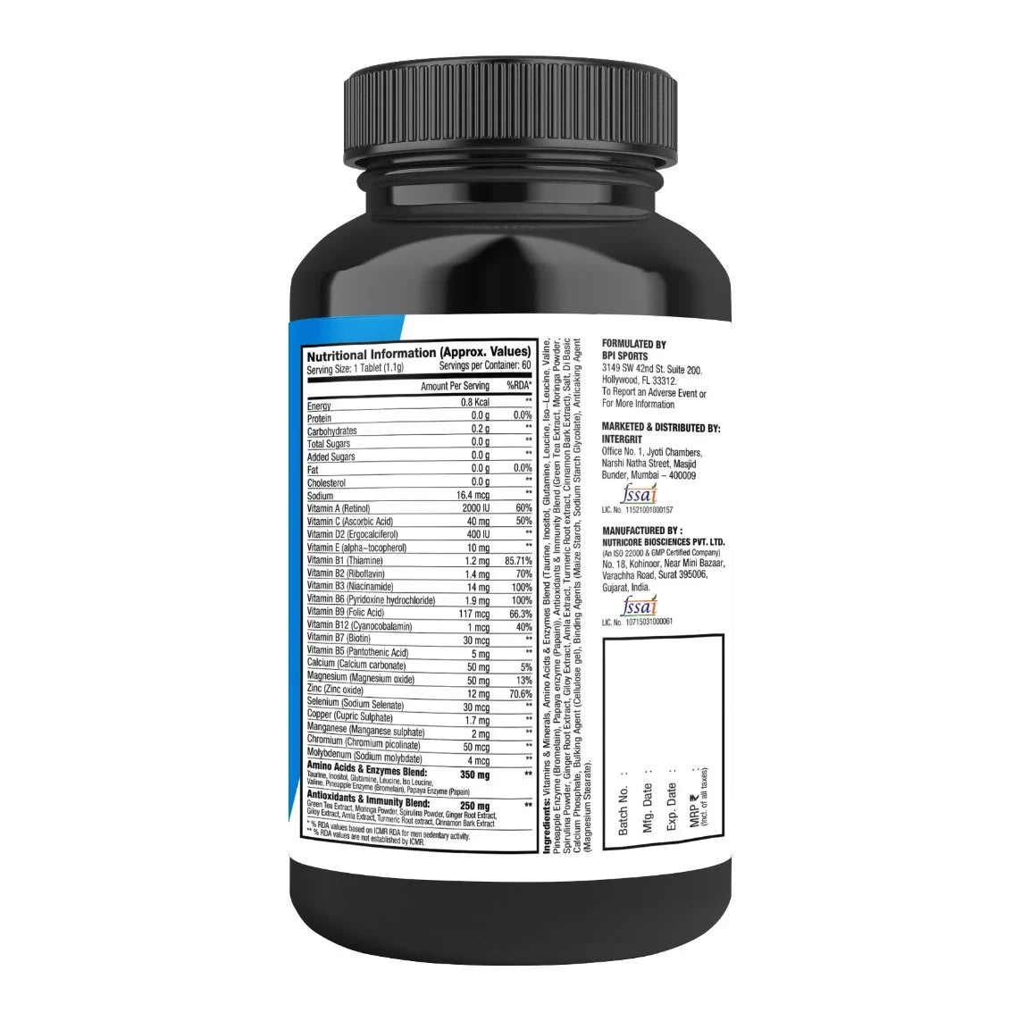 BPI Sports Multivitamin – Vital Nutrients for Strength