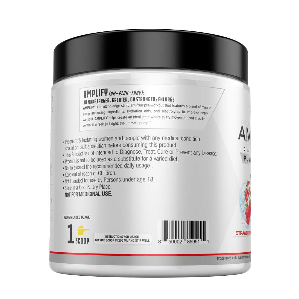 Cutler Nutrition Amplify – Stimulant-Free Pre Workout