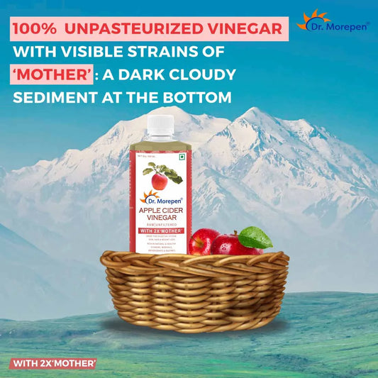 Dr. Morepen Apple Cider Vinegar With 2x Mother