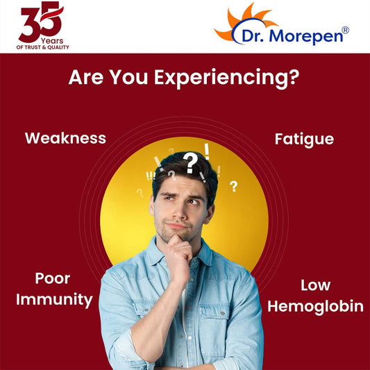 Dr. Morepen Iron & Zinc with Vitamin C & B12 | Energy Boost