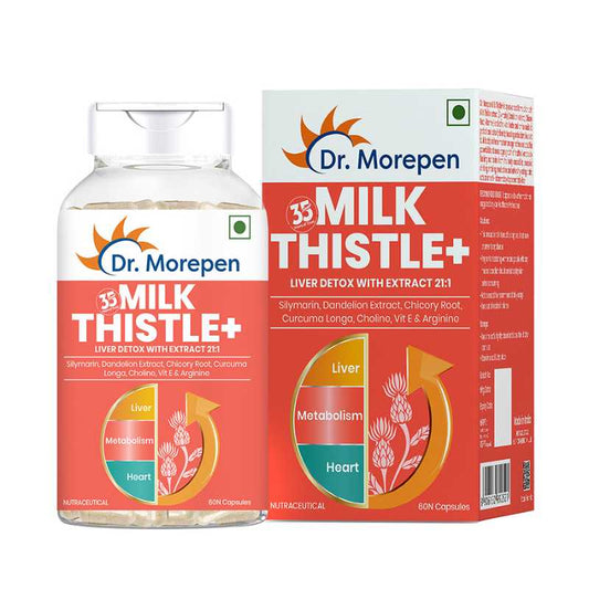 Dr. Morepen Milk Thistle+ Liver Detox & Protection