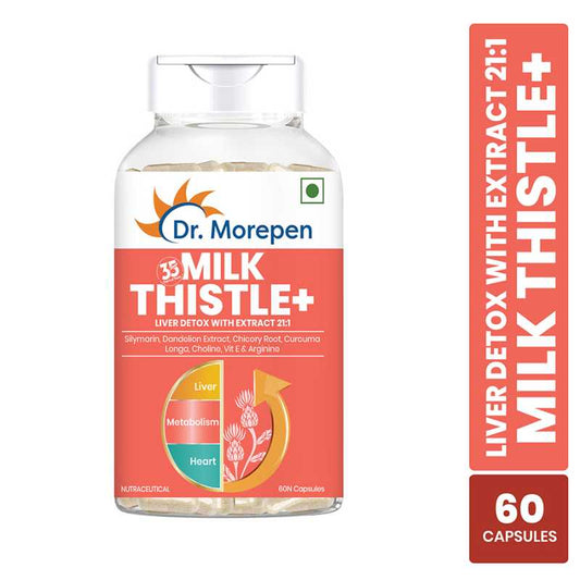Dr. Morepen Milk Thistle+ Liver Detox & Protection