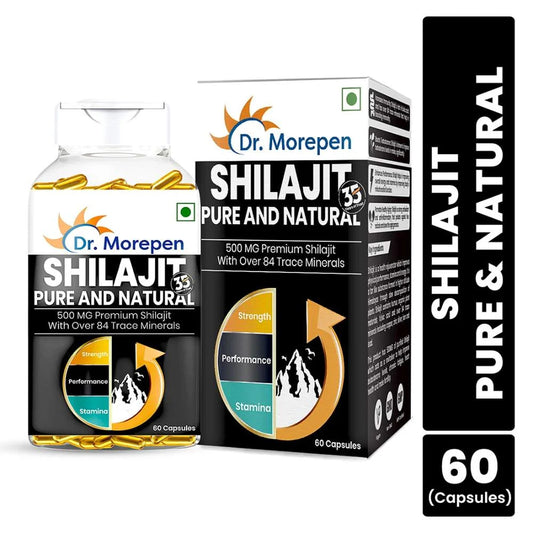 Dr. Morepen Shilajit Capsules for Strength & Stamina
