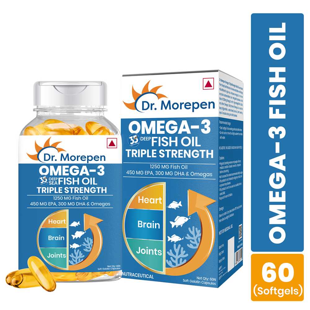 Dr. Morepen Men’s Multivitamin + Omega 3 Fish Oil Combo