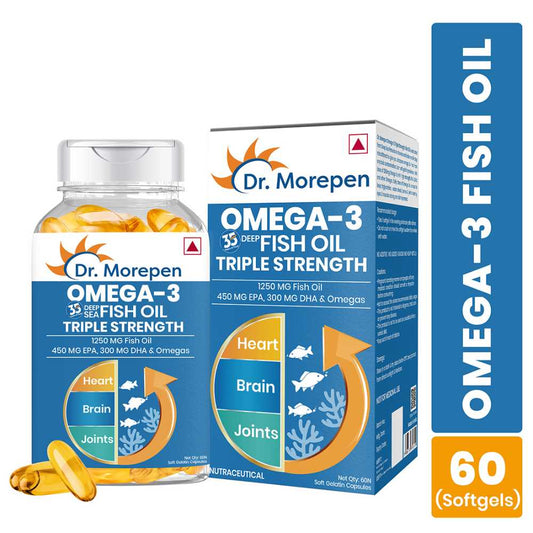 Dr. Morepen Men’s Multivitamin + Omega 3 Fish Oil Combo