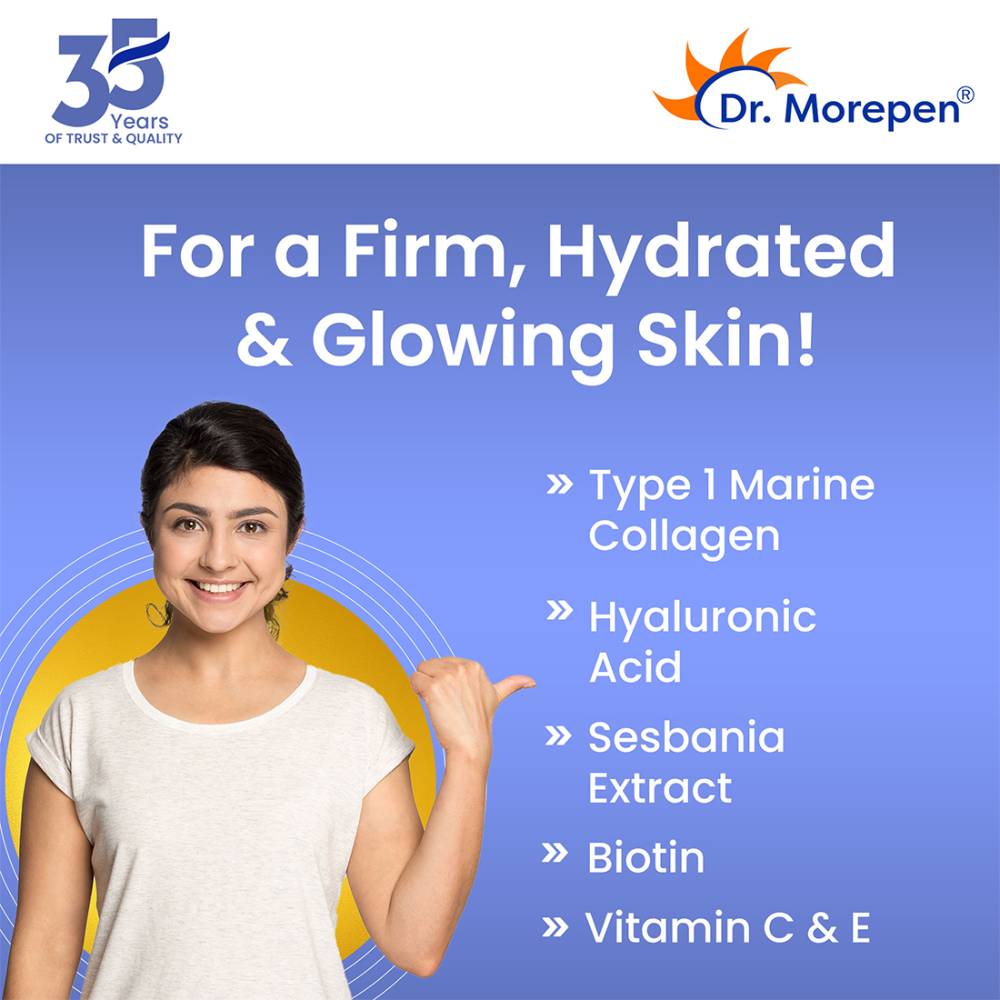 Dr. Morepen Marine Collagen Skin Protein | Skin & Hair Health