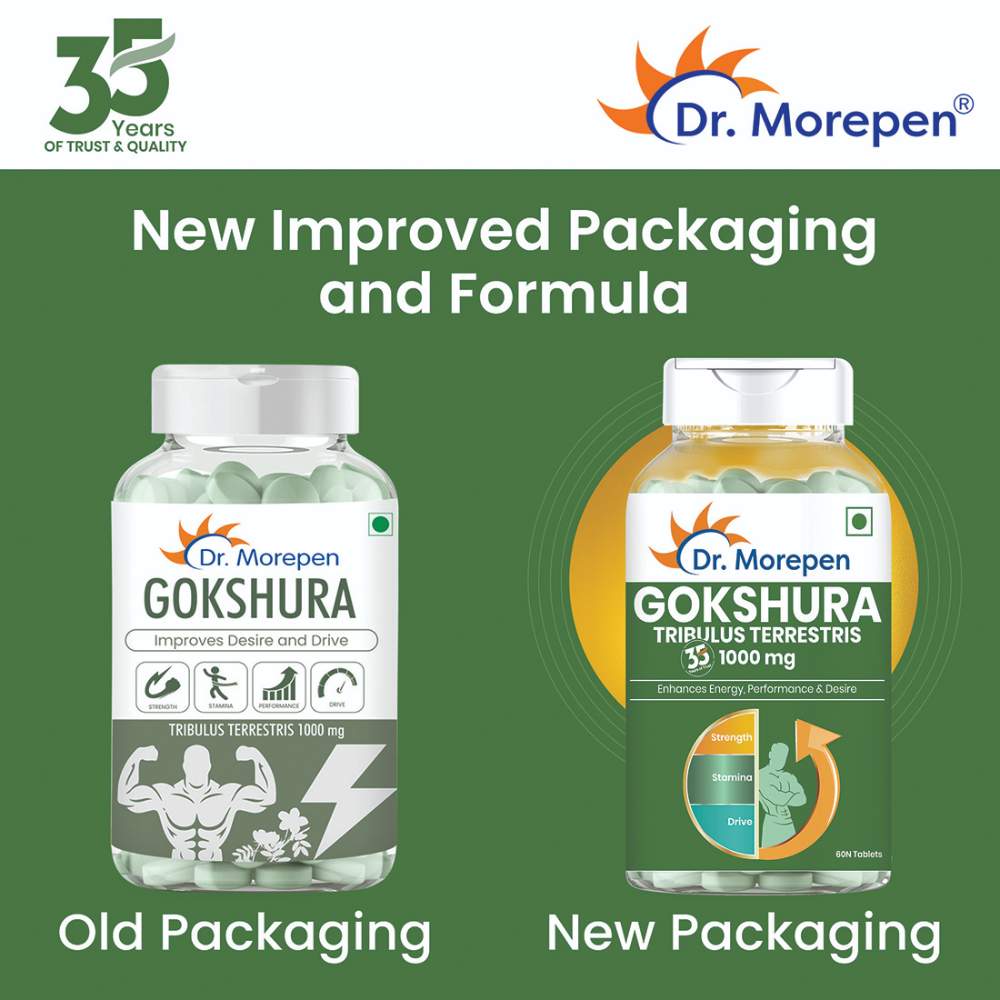 Dr. Morepen Gokshura 1000mg for Energy & Stamina