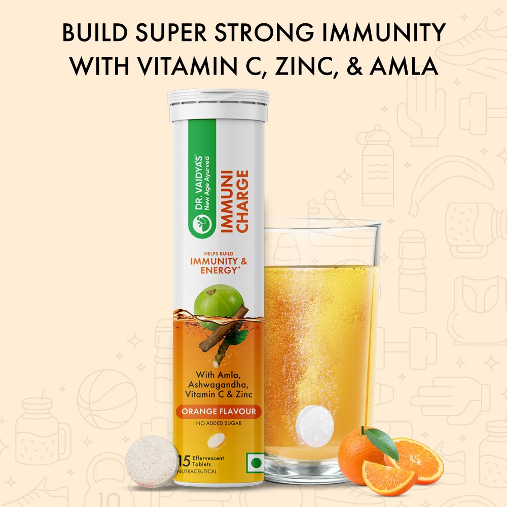 Dr. Vaidya’s Immuni Charge Vitamin C, Amla & Zinc