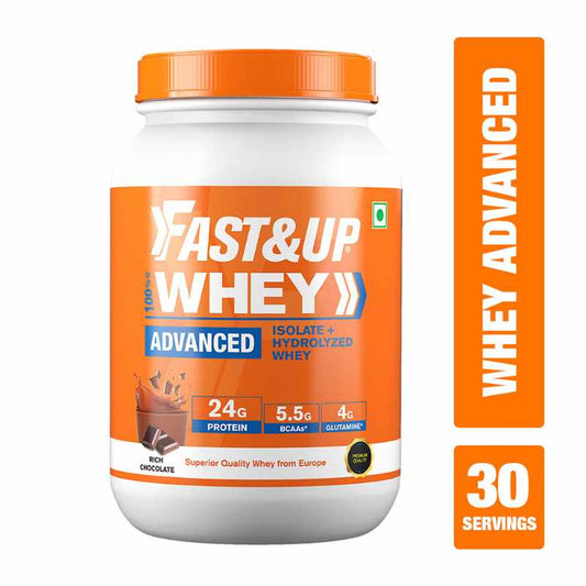 Fast&Up Whey Advanced – 24g Protein & 5.5g BCAAs