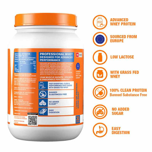 Fast&Up Whey Advanced – 24g Protein & 5.5g BCAAs