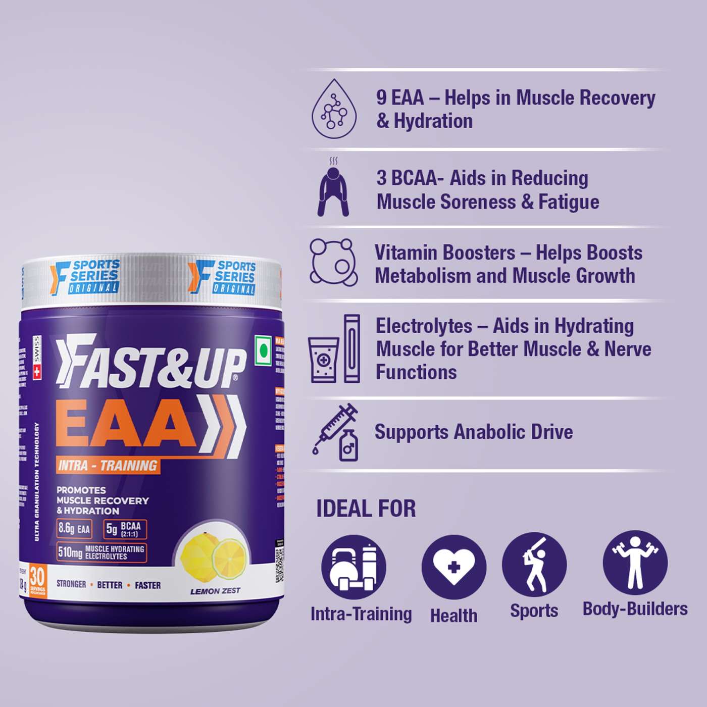 Fast&Up EAA Intra – Muscle Recovery & Hydration