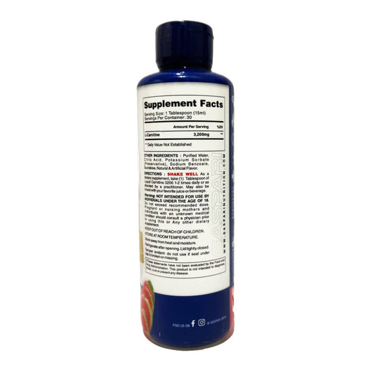 Gaspari Liquid Carnitine 3200mg – Fat Burner & Energy Boost