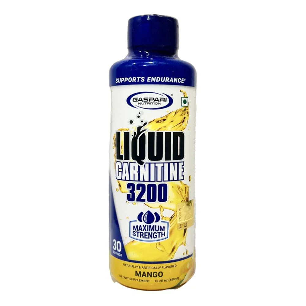Gaspari Liquid Carnitine 3200mg – Fat Burner & Energy Boost