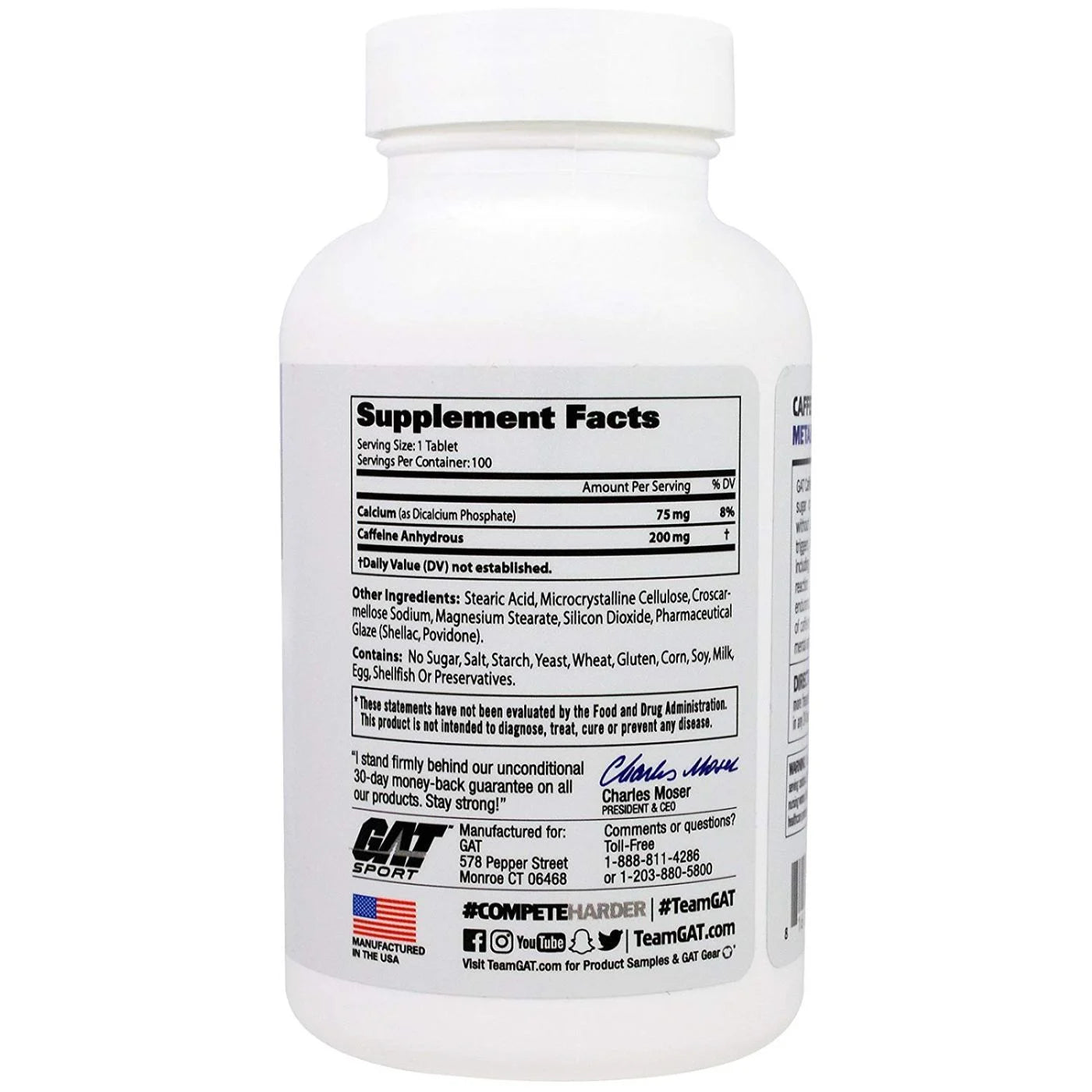 GAT Essentials Caffeine – Boost Energy & Metabolism