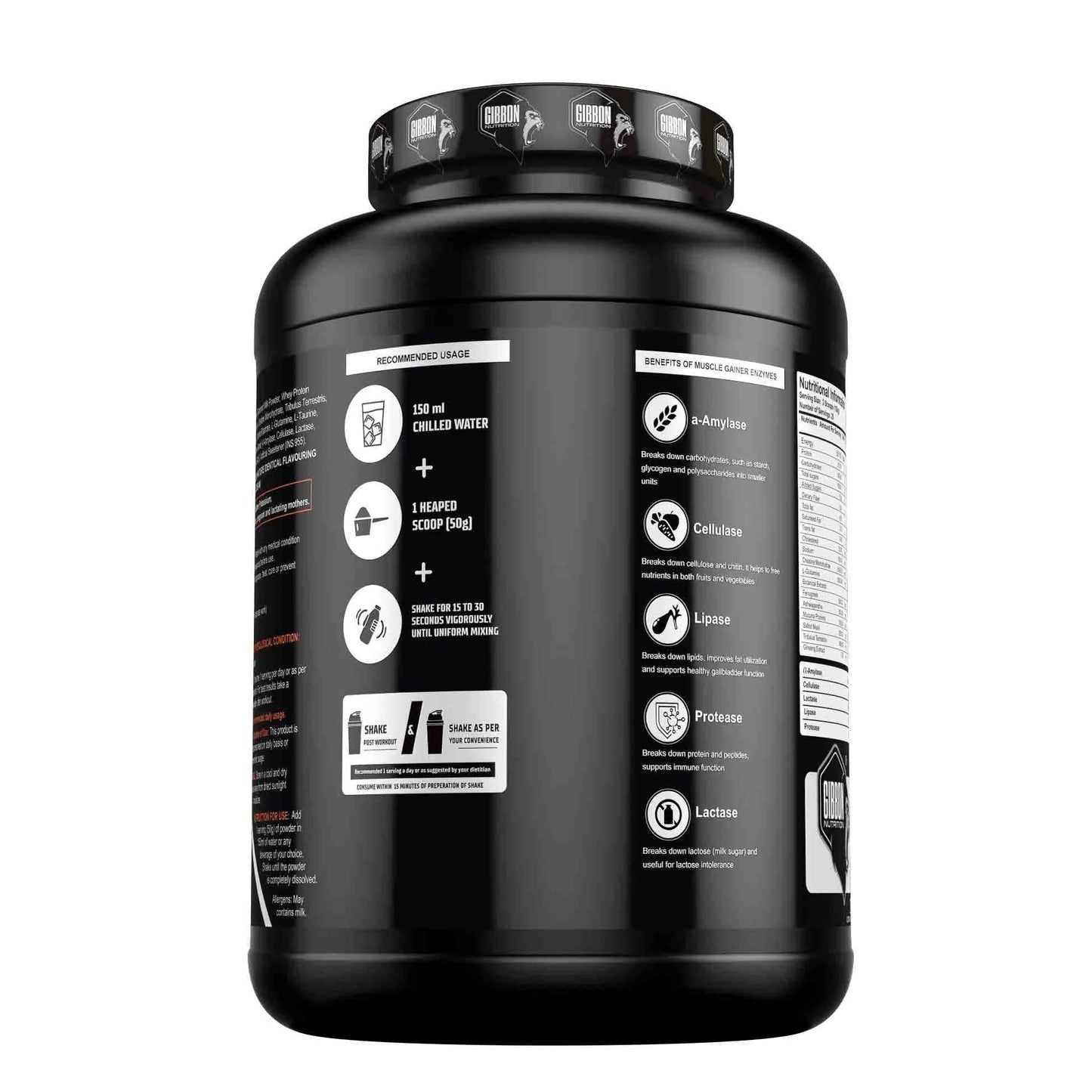 Gibbon Nutrition Mass Gainer – Muscle Growth & Energy