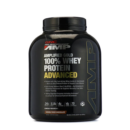 GNC 100% Whey Protein Amp Gold Advanced - Muscle Recovery