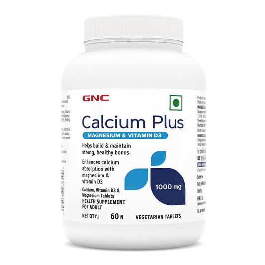 GNC Calcium Plus 1000mg – Strong Bones & Muscle Support