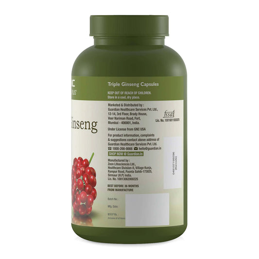 GNC Herbal Plus Triple Ginseng Root - Energy & Vitality