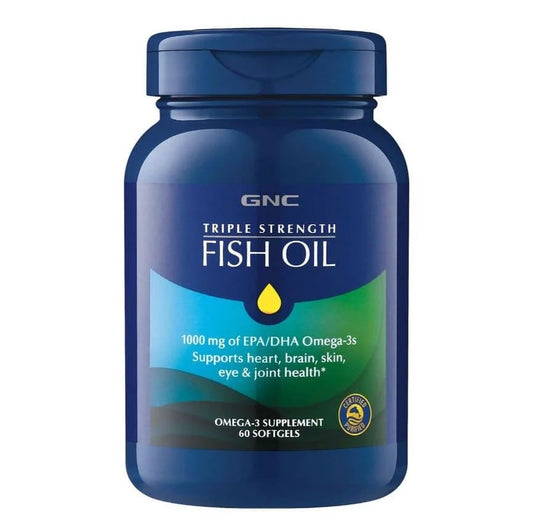 GNC Triple Strength Fish Oil – Heart & Brain Health